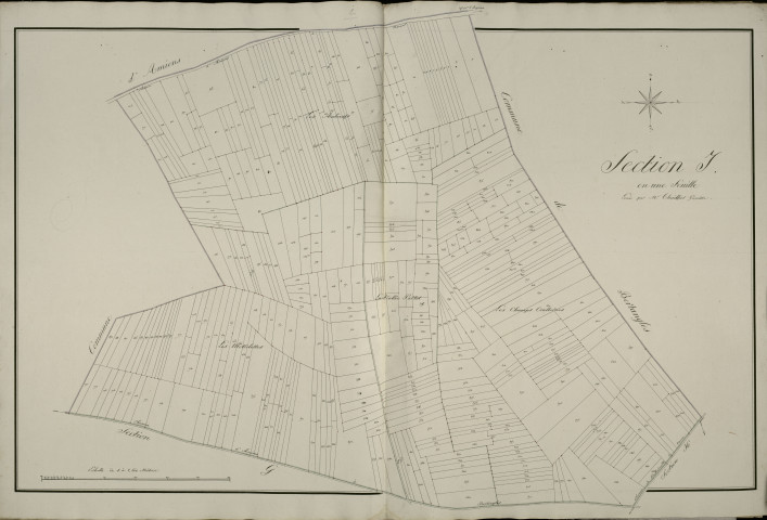 Plan du cadastre napoléonien - Poulainville : I