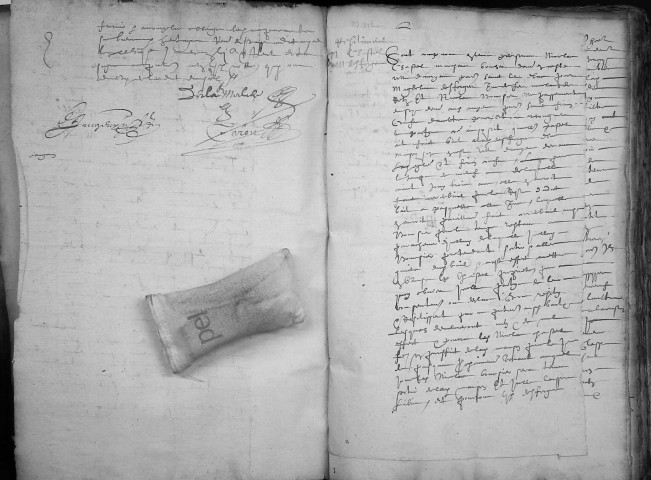 Etude de Me Martin Caron à Amiens (étude n°4). Minutes des années 1630-1631