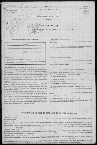 Recensement de la population : Licourt