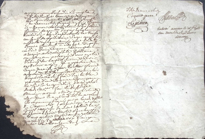 Etude de Me François Rémy Masson à Amiens (étude n°25). Minutes de l'année 1761