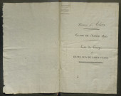 Tirage au sort (arrondissement de Montdidier et de Doullens) de l'année 1820