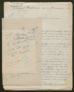 Témoignage de Blachair, Louis Henri et correspondance avec Jacques Péricard