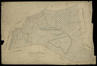 Plan du cadastre napoléonien - Herly : Bois du Château (Le) ; Village (partie du), A