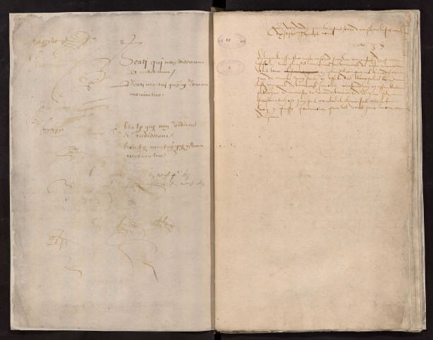 Doullens. Délibérations de l'échevinage