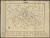 Plan de la ville d'Amiens