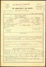Damelincourt, Laurent Edmond, né le 01 juillet 1880 à Raimbeaucourt (Nord), classe 1900, matricule n° 760, Bureau de recrutement de Compiègne
