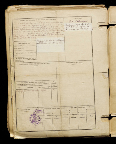 Massiet du Biest, Jean Henri Louis, né le 17 janvier 1890 à Dunkerque (Nord), classe 1910, matricule n° 730, Bureau de recrutement d'Amiens