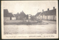 Guerre 1914-1915 - Arvillers : un coin de village