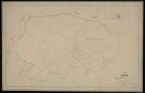 Plan du cadastre napoléonien - Sorel : Chef-lieu (Le) ; Bois de Sorel (Le), C2