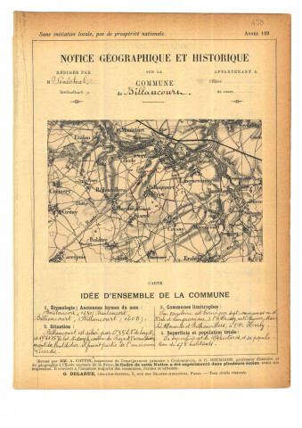 Billancourt : notice historique et géographique sur la commune