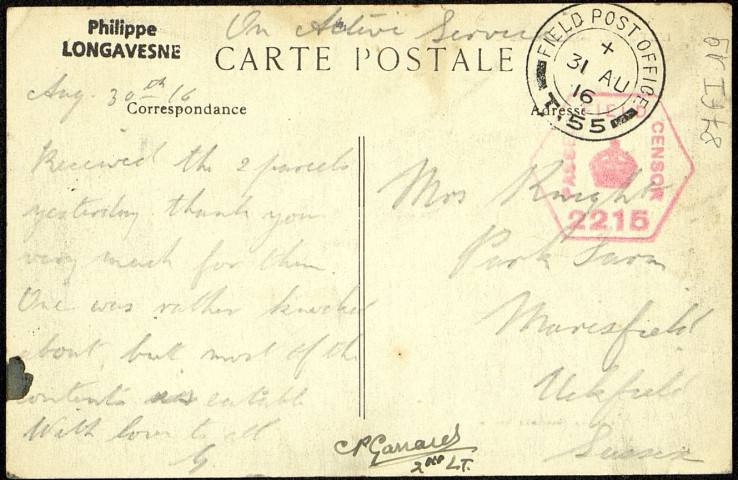 L'Etoile (Somme). Avenue du Château