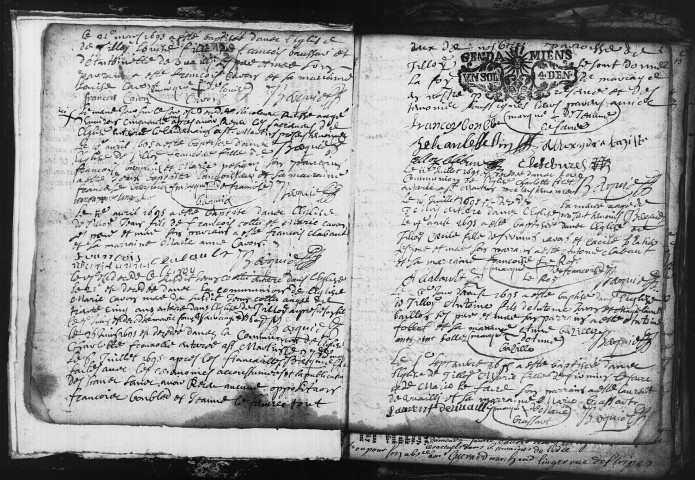 Tilloy-lès-Conty (Notre-Dame) : baptêmes, mariages, sépultures