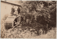 Moulin au Mazis, sur le Liger (Somme) 1890 - A. B
