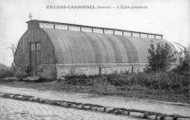 Villers Carbonnel. l'église provisoire