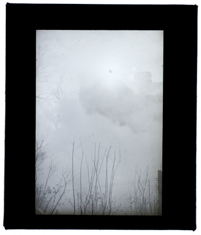 Amiens les Petits Jardins - effet de fumée & brouillard - janvier 1929