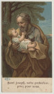 Saint Joseph notre protecteur, priez pour nous. Saint Joseph et l'Enfant Jésus