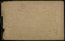 Plan du cadastre napoléonien - Longueval : Chemin de la Justice (Le), B