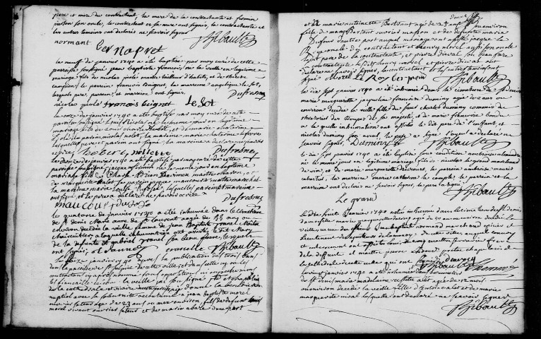 Amiens (Saint-Michel) : baptêmes, mariages, sépultures