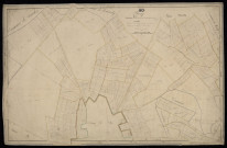 Plan du cadastre napoléonien - Thory : Chemin de Sourdon (Le) ; Vallée de Merville (La), B