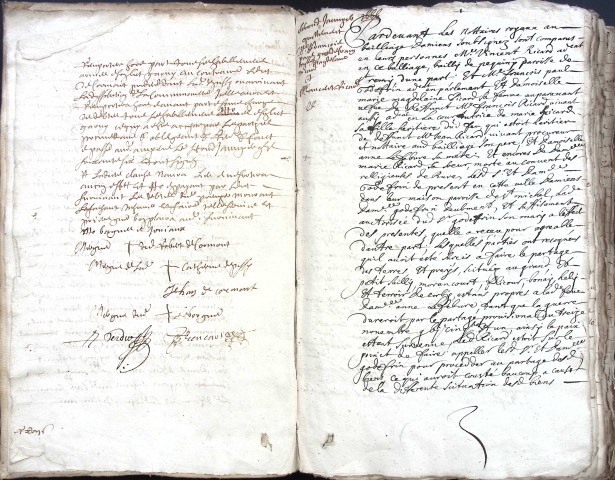 Etude de Me Pierre Trencart à Amiens (étude n°9). Minutes de l'année 1666