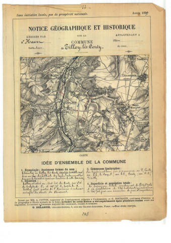 Tilloy Les Conty : notice historique et géographique sur la commune