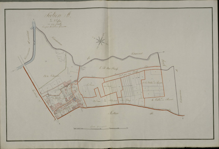 Plan du cadastre napoléonien - Longueau : EGLISE (L'), A