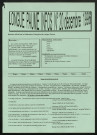 Longue Paume Infos (numéro 20), bulletin officiel de la Fédération Française de Longue Paume