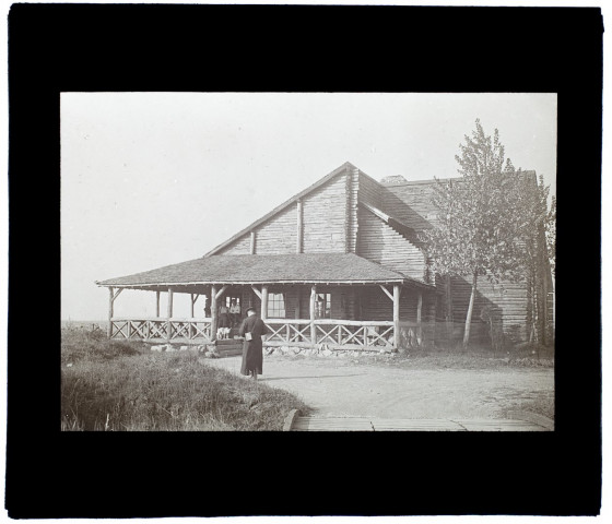 Maison de bois à Beaumont-Hamel (Somme)