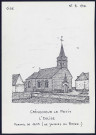 Crévecoeur-le-Petit (Oise) : l'église - (Reproduction interdite sans autorisation - © Claude Piette)