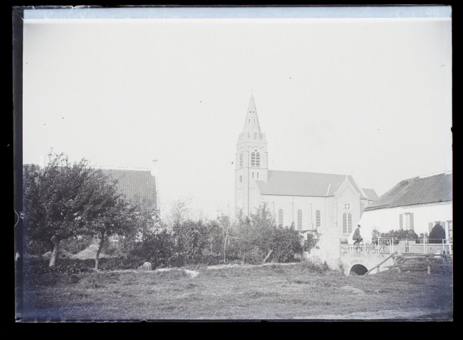 Coudekerque , église - octobre 1899