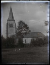 Martinsart (Somme). Vue générale de l'église