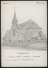 Vézaponin (Aisne) : église Saint-Laurent, vue du chevêt et du transept sud - (Reproduction interdite sans autorisation - © Claude Piette)
