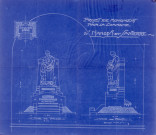 Guerre 1914-1918. Projet de monument aux morts de la commune de Hangest-en-Santerre