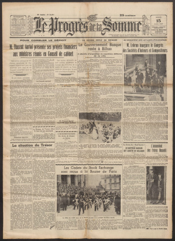 Le Progrès de la Somme, numéro 21096, 15 juin 1937