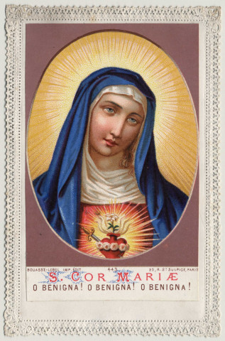 Saint Coeur de Marie. La Vierge Marie