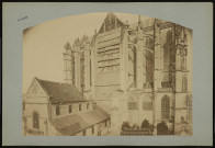 Beauvais. Vue d'ensemble de la Basse-Oeuvre et du côté ouest de la cathédrale
