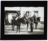 Manoeuvres du service de santé - Train des équipages à Boves - octobre 1902