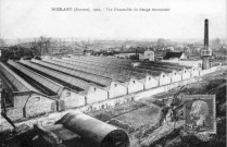 Moislains (Somme), 1922. Vue d'ensemble du tissage reconstruit