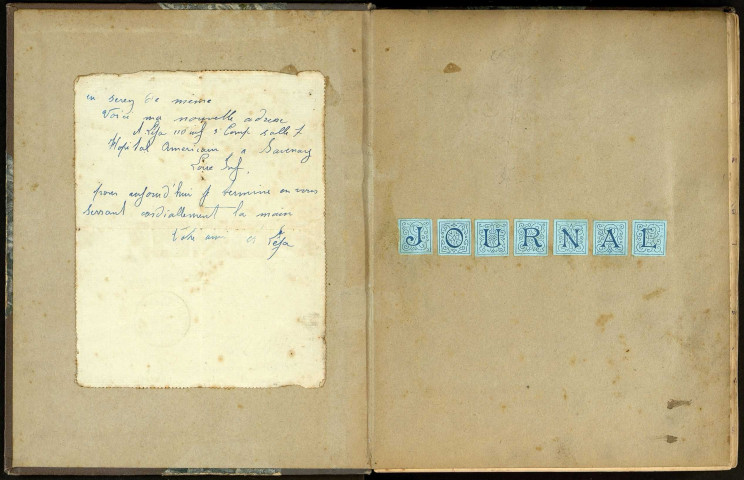 Journal d'un jeune amiénois. "Mon journal n° 2, Jacques Gogois, 9 ans 1/2, 1915-1918"