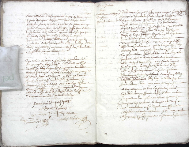 Etude de Me Antoine Perdu à Amiens (étude n°26). Minutes de l'année 1648