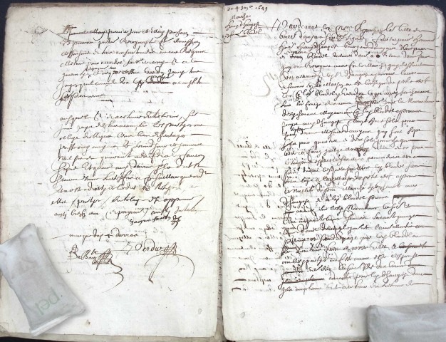 Etude de Me Antoine Perdu à Amiens (étude n°26). Minutes de l'année 1649