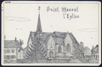 Saint-Maxent : l'église - (Reproduction interdite sans autorisation - © Claude Piette)