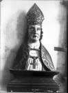 Eglised'Esmery-Hallon : buste reliquaire de saint Claude