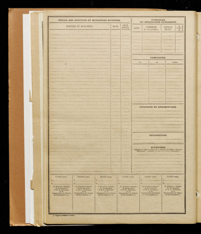 Barbier, Raymond Emile, né le 10 août 1893 à Amiens (Somme), classe 1913, matricule n° 528, Bureau de recrutement d'Amiens