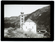 Chemin de Viège à Zermatt église Saint-Nicolas