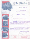 Programme d'organisation d'un pélerinage des enfants des écoles de la ville de Paris aux champs de bataille de la Somme