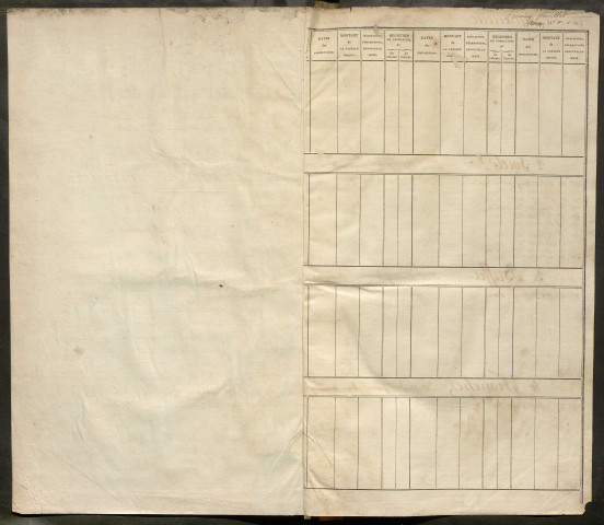 Répertoire des formalités hypothécaires, du 29/11/1834 au 22/06/1835, registre n° 117 (Péronne)