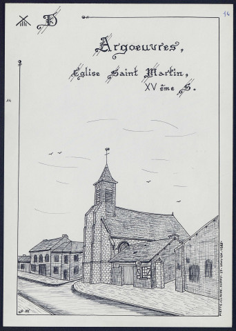 Argoeuves : église Saint-Martin, Xve siècle - (Reproduction interdite sans autorisation - © Claude Piette)