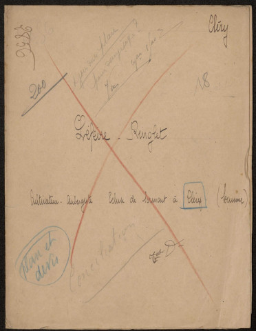 Cléry-sur-Somme. Demande d'indemnisation des dommages de guerre : dossier Lefevre-Ringlet