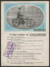 Publicités pour vélos et motos : Evans-Cyclemotor